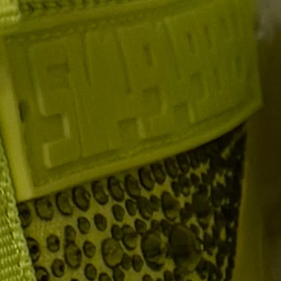 Steve Madden MAXIMA Lace Up Rhinestone Neon Green Chunky Heel Sneakers Size 8 - Picture 13 of 14